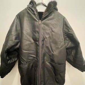 RZR Active Fay’s Leather/fur reversible coat